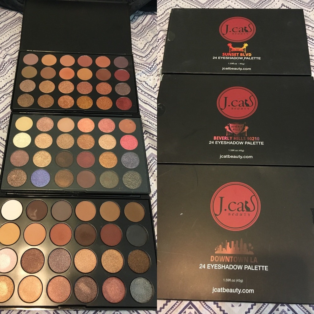 3 Jcat beauty palletes
